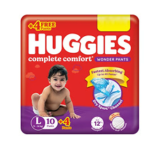 Huggies Wonder Diaper (Pants, L, 9-14 kg)
